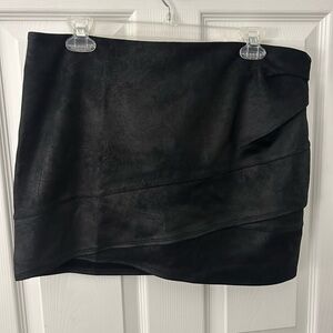 Free People Black Mini Skirt